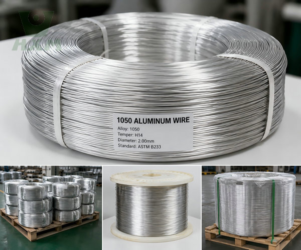 1050 aluminum wire stock in HXM Aluminum warehouse