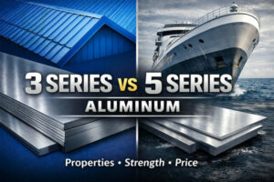 3 series aluminum vs 5 series aluminum comparison showing roofing sheets and marine ship applications with properties strength and price differences