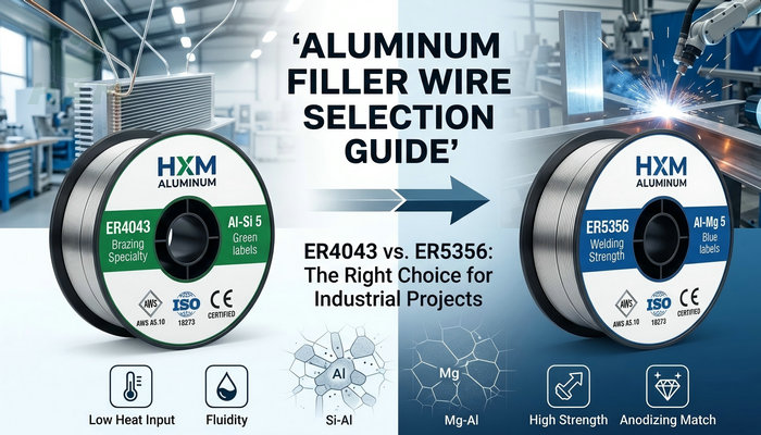 Complete Comparison of ER4043 vs. ER5356 aluminum filler wire