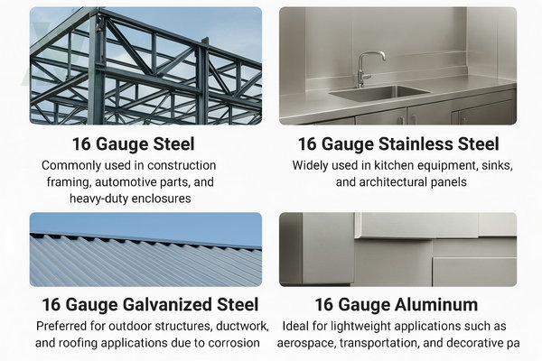 Practical Applications of 16 Gauge Metals