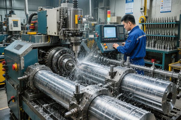Aluminum bar machining and cutting