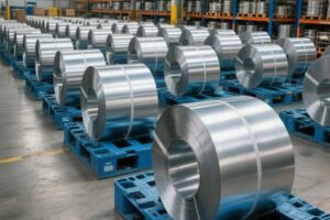 Aluminum strip coils and cut pieces