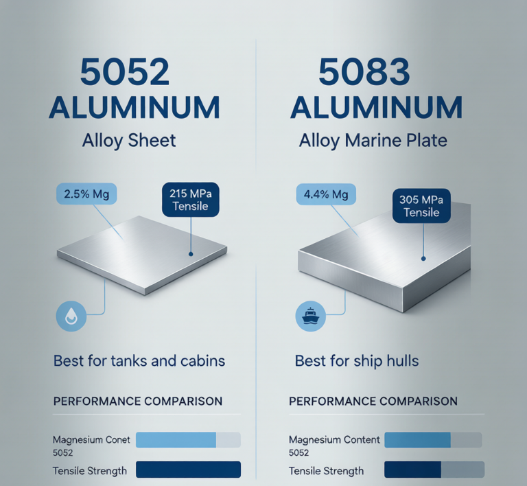 5052 vs 5083 Quick Comparison Table