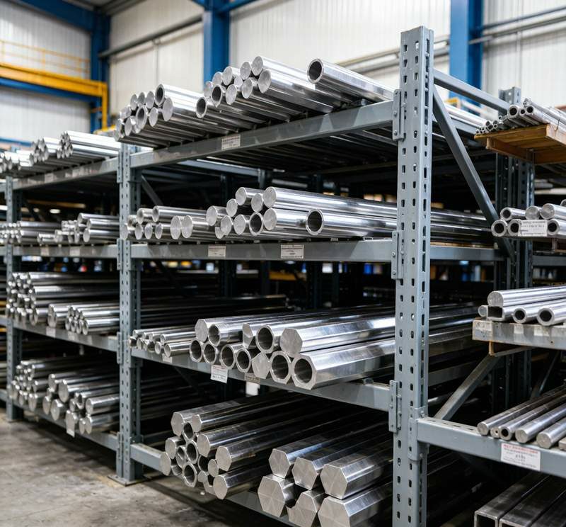 6063 aluminum bars in round, hexagonal, square and flat profiles - HXM Aluminum manufacturer