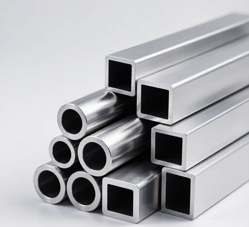 Anodized 6063 aluminum tubes in silver, black, gold, bronze and wood grain finishes - HXM Aluminum