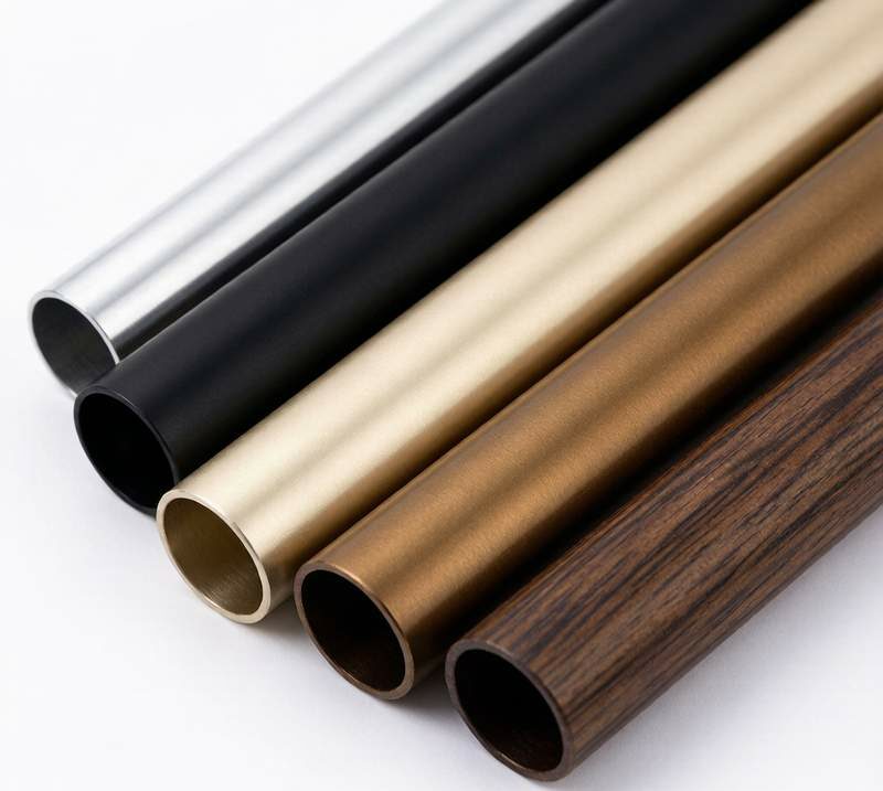 6063 aluminum tubes in round, square and rectangular profiles - HXM Aluminum manufacturer