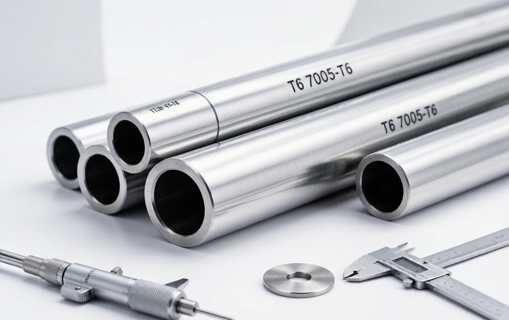 Aerospace structural aluminum tubes made from 7005 alloy