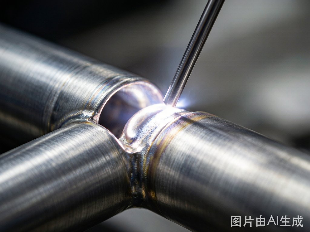TIG welding 7005 aluminum tube - demonstrating superior weldability of 7005 alloy