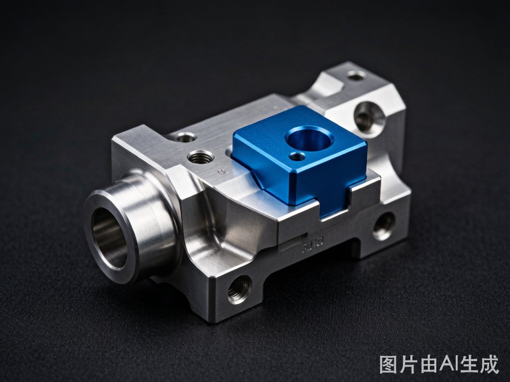 7075 aluminum aerospace machined component showing high strength precision part