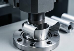 Deep drawing press machine forming 3003 aluminum sheet into cylindrical cups