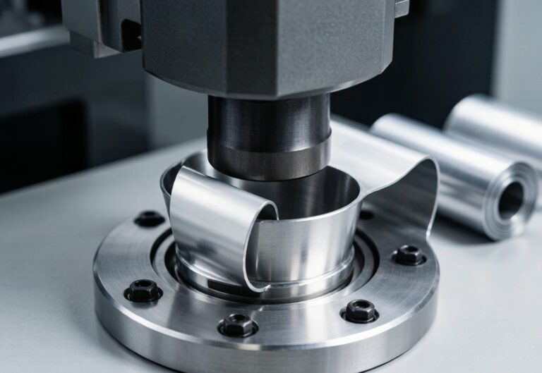 Deep drawing press machine forming 3003 aluminum sheet into cylindrical cups