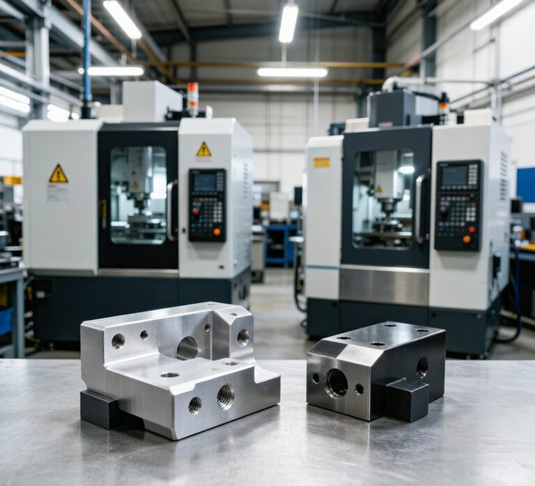CNC machining aluminum parts versus steel parts in manufacturing