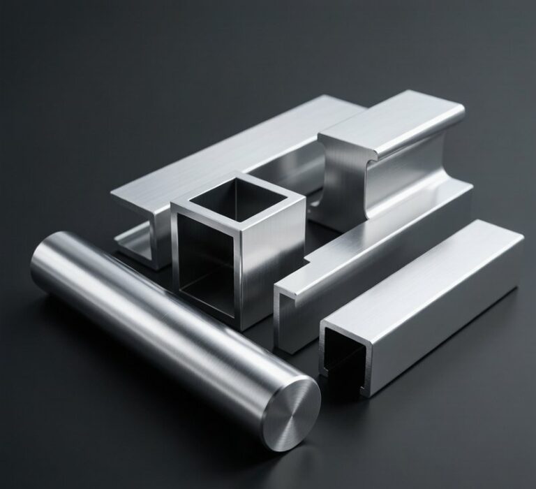 Aluminum cross section shapes including round bar square tube rectangular profile sheet