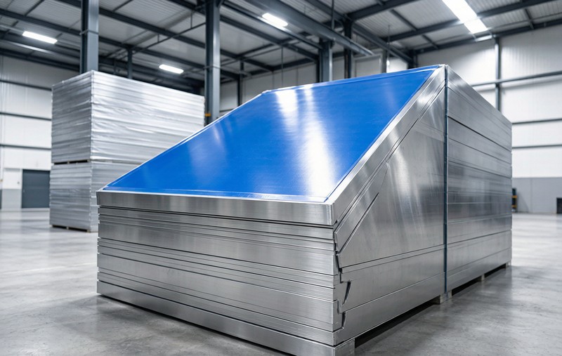 Fuel tank and truck body panels made from 5052 aluminum sheet