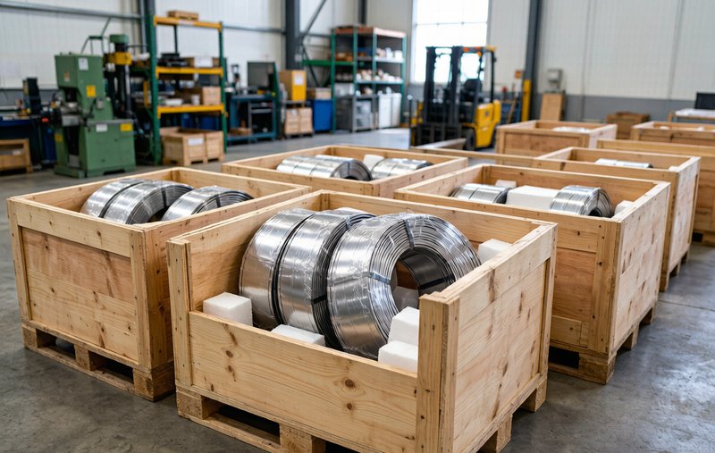 Slitting machine producing narrow 5052 aluminum strips with tight tolerance