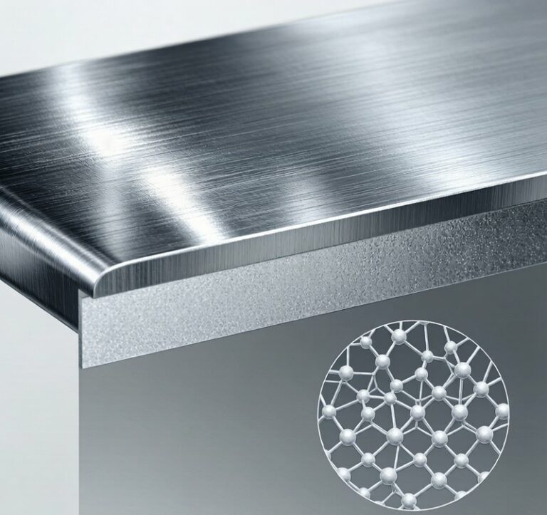 Aluminum Oxide Layer Formation Microscopic View - Protective Passive Film on Metal Surface