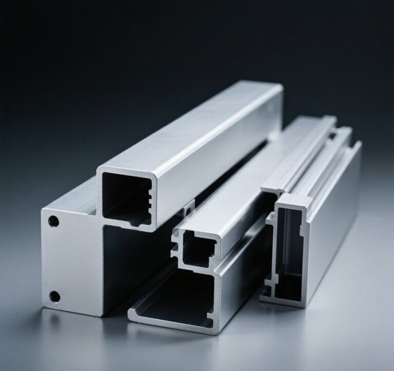 Aluminum automotive extrusions and structural profiles used in vehicle frame construction