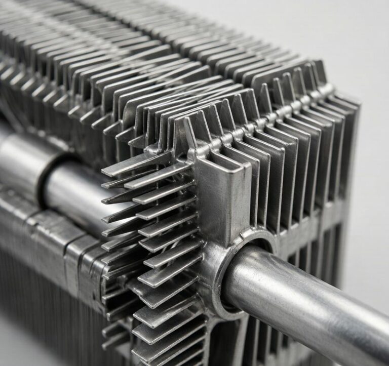 1100 aluminum heat exchanger fins and tubes for thermal transfer applications