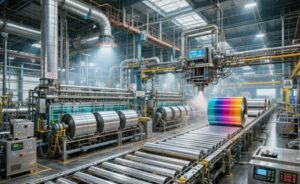 Color coated aluminum coil production line with pre painted finish