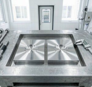 5454 and 5052 aluminum sample plates for alloy verification in quality lab