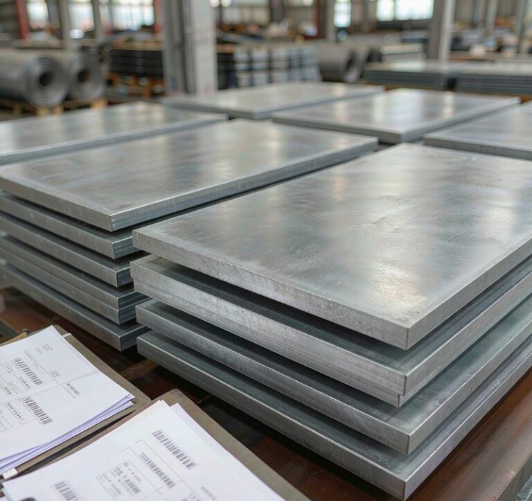 Aluminum plate inventory with EN 10204 3.1 mill certificates